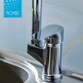 Hot and cold brass kitchen sink water tap